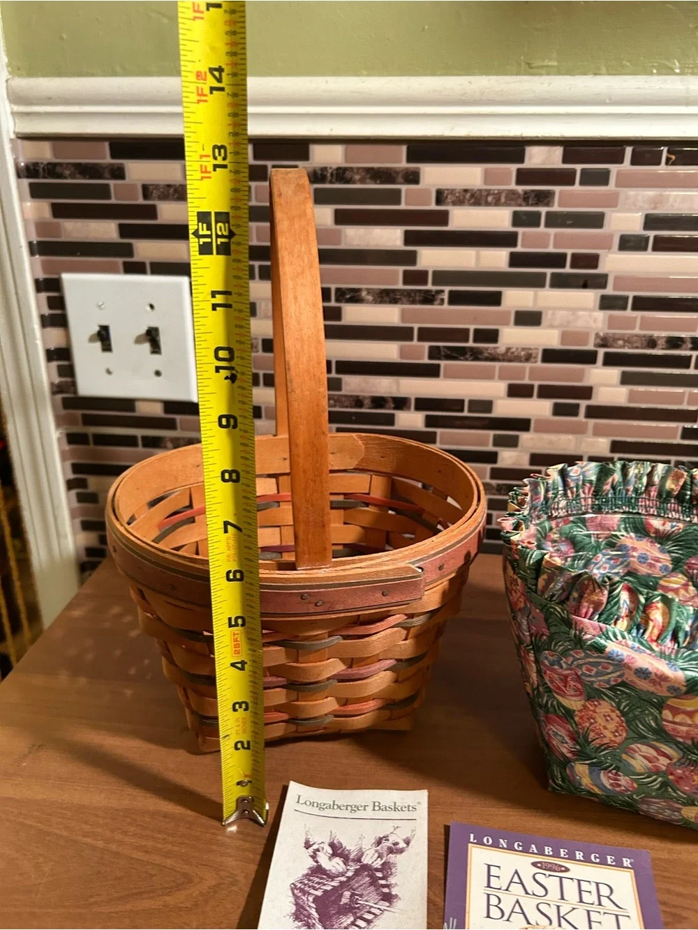 Vintage Longaberger Easter Basket with Liner